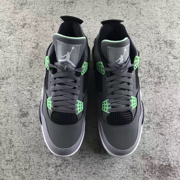 Authentic Air Jordan 4 Green Glow